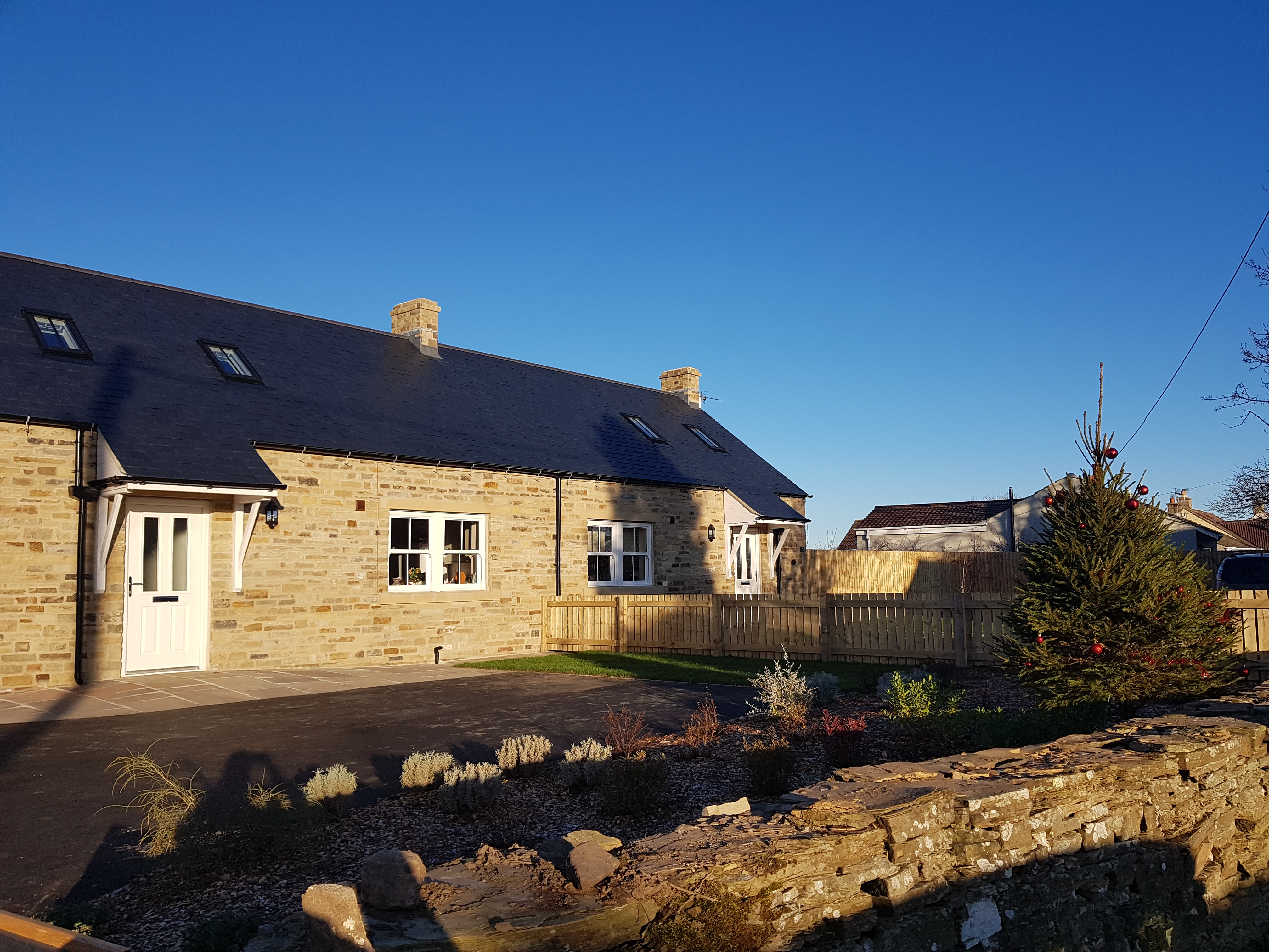Completed community led housing at Hudswell