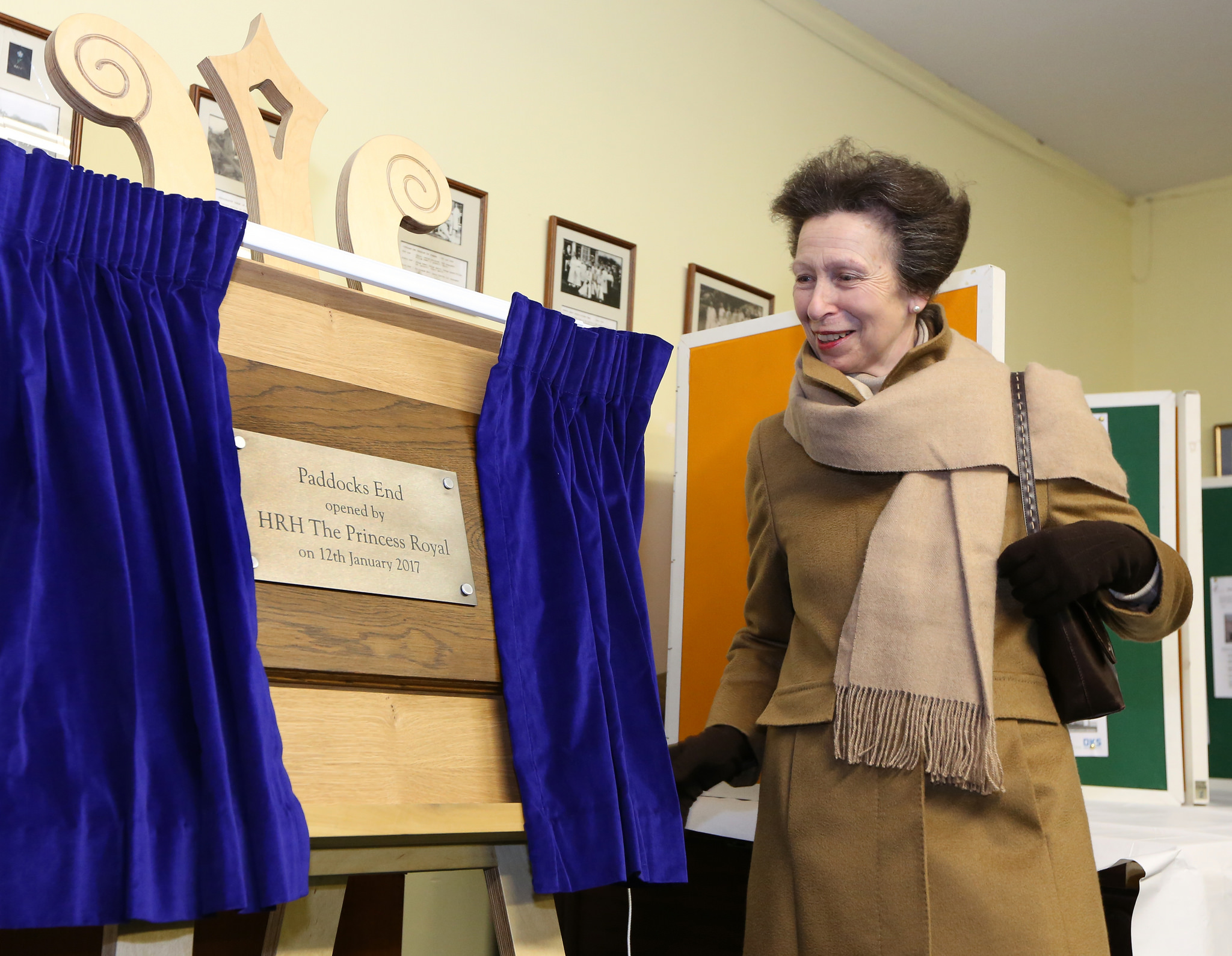 HRH The Princess Royal opening Paddocks End in Hutton Rudby